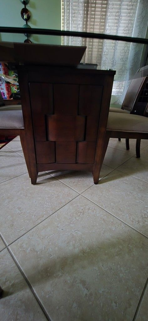 Buffet Table & Side Matching Table 