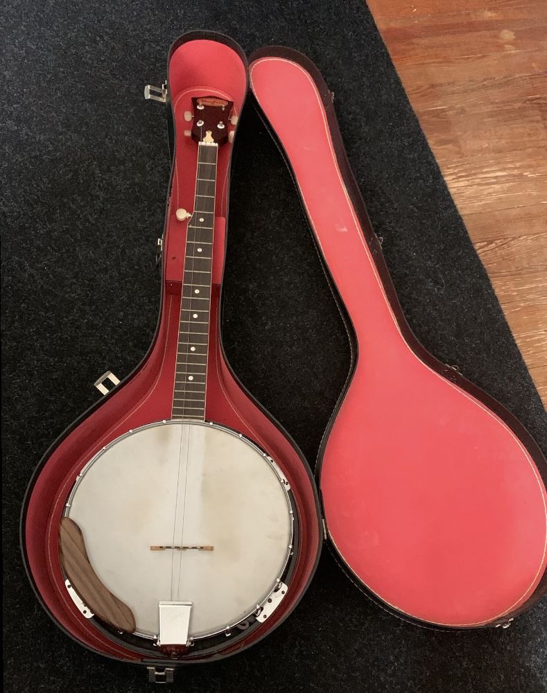 Vintage Mayfair 5 String Banjo.