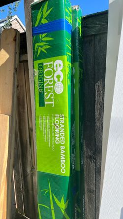 Bamboo flooring 5 boxes Asking $22a box or best ,dark brown