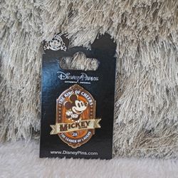 Vintage Pin Series - Mickey - The King of Cheers - The Leader of Laughs
