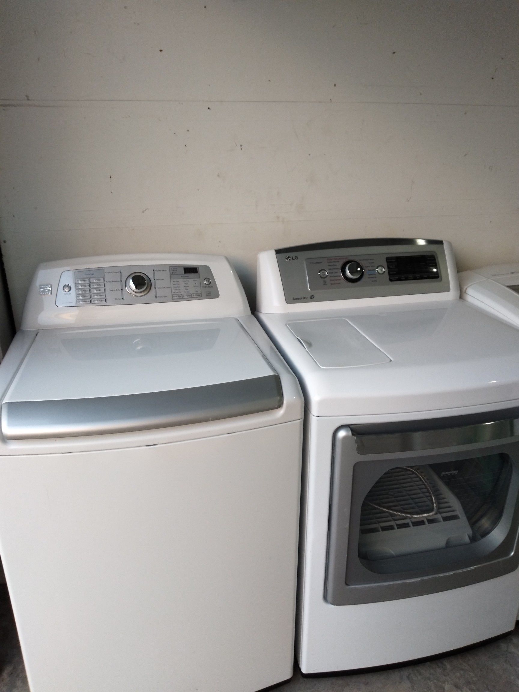 Washer and Gas Dryer