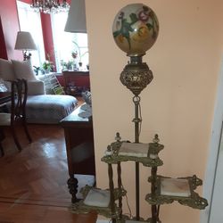 antique piano parlor floor lamp