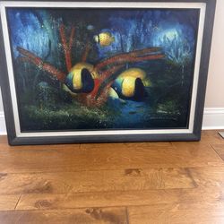 Tropical fish painting