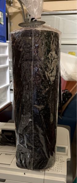 18” sequin unscented candle