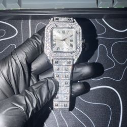 Moissanite Iced Watch 