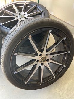 Dub Wheels with Tires Set of 4