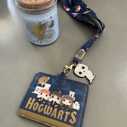 Hogwart’s lanyard and ravenclaw candle