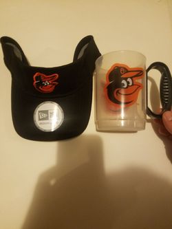 Baltimore Orioles visor with cup