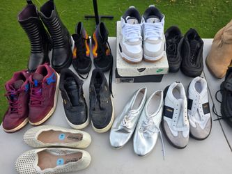 Mixed Lot of Used Men's and Women's Shoes – Nike, Jordan, Guess & More