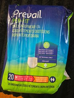 Prevail per_fit 20  m daily underwear