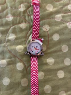 Snowman Christmas Novelty Wristwatch