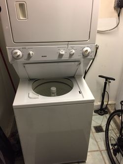 Kenmore heavy duty stackable washer and dryer deals