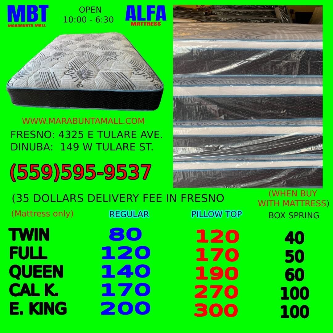 Queen Regular Mattres Only.