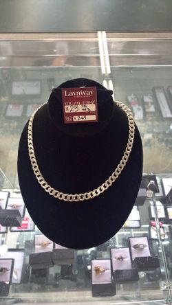 Silver Cuban Link Necklace