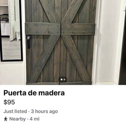 Barn Door Solid Wood 