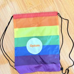 New Rainbow Drawsting Backpack