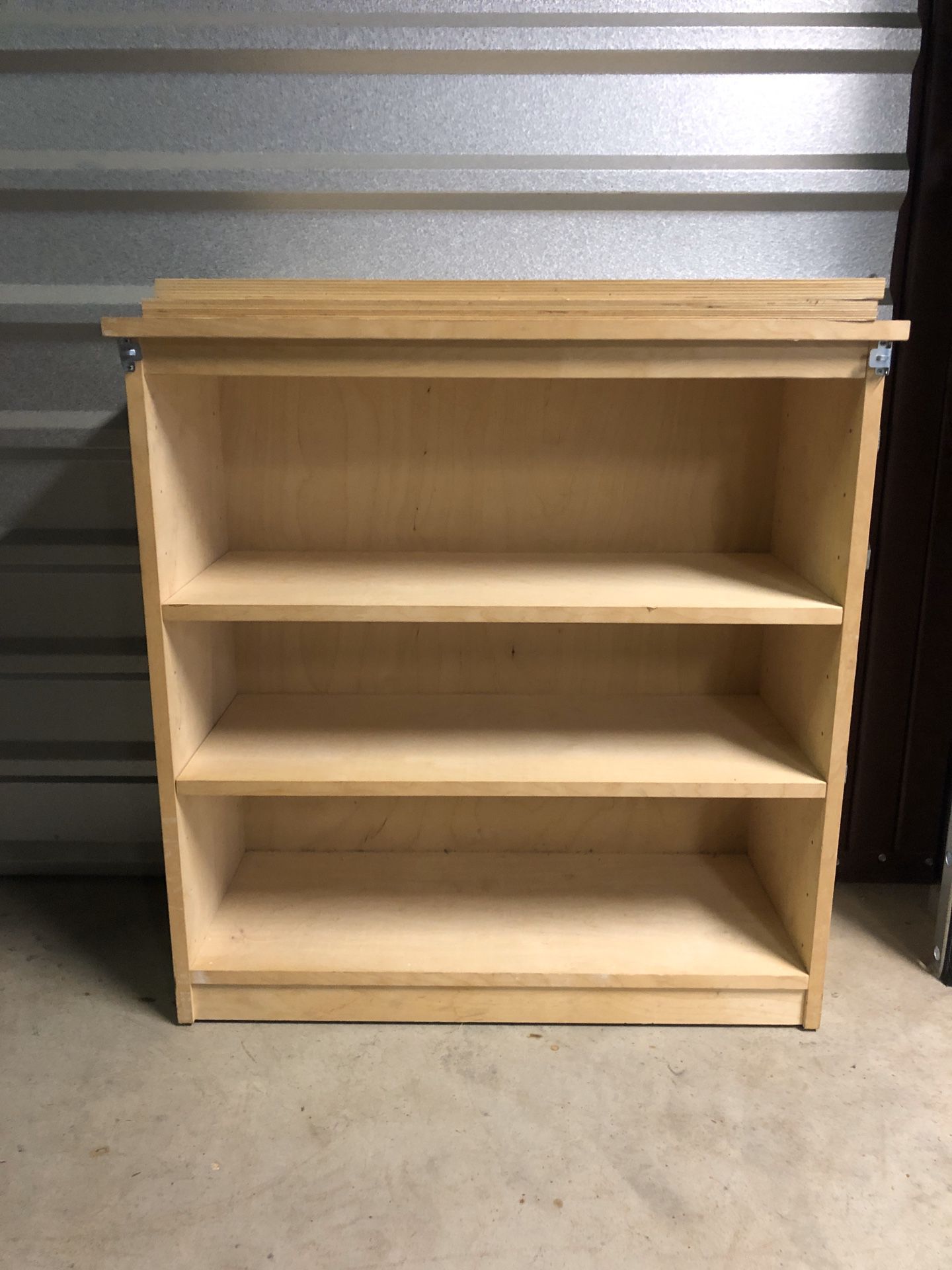 Small wooden bookshelf