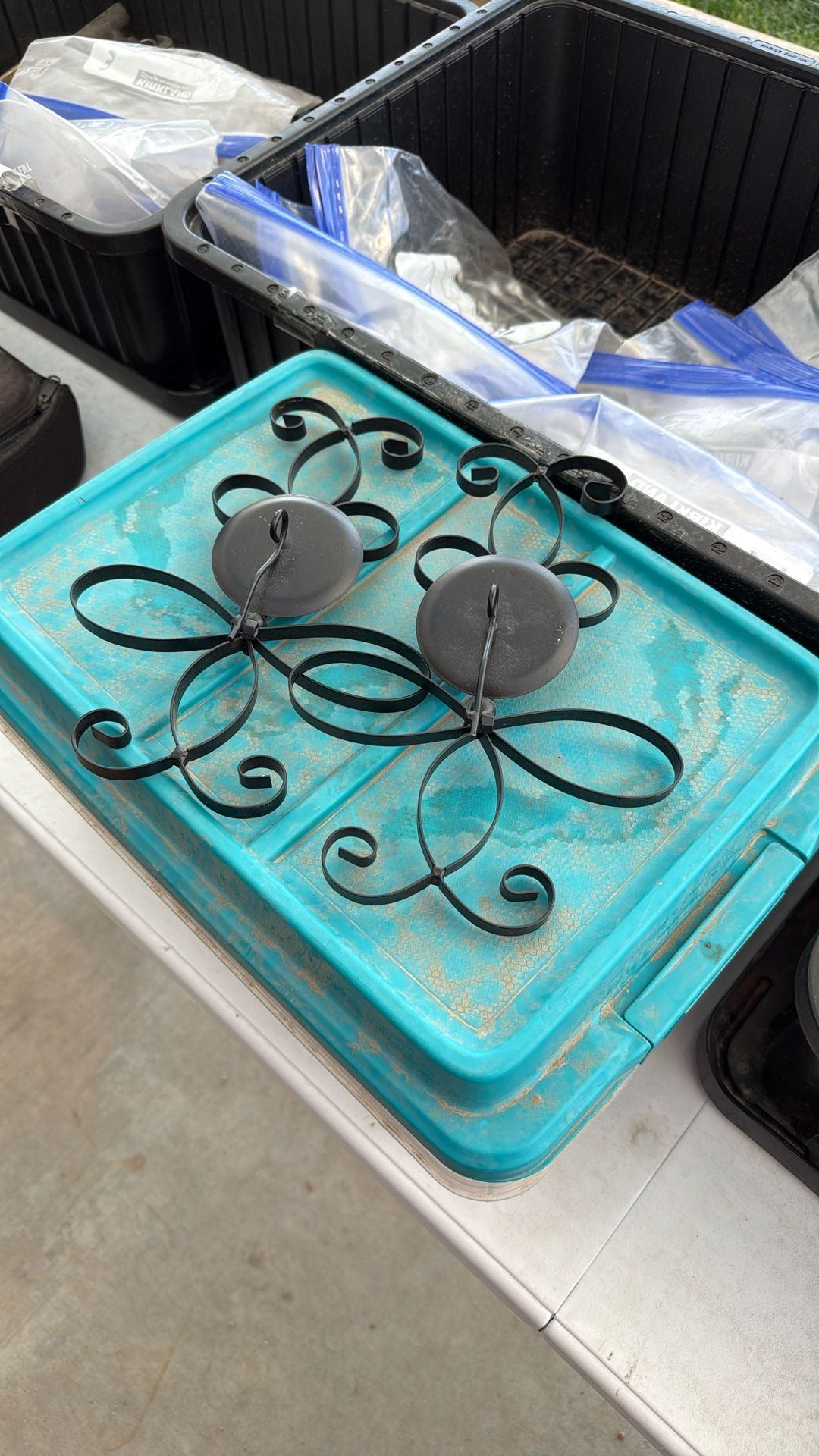 Pair Of Candle Holders