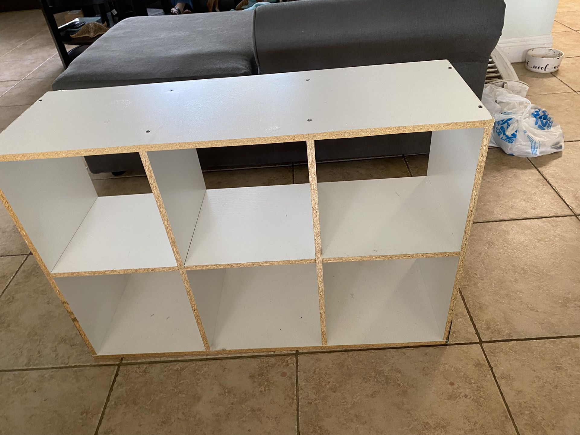 White  Cube Organizer  shelf