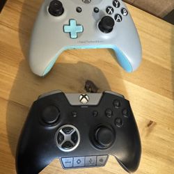 Two Xbox Controllers