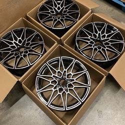 New 19 Inch M-Sport Style Rims Wheels for BMW 19x8 +25, 19x9 +35 (5x120) Staggered Set