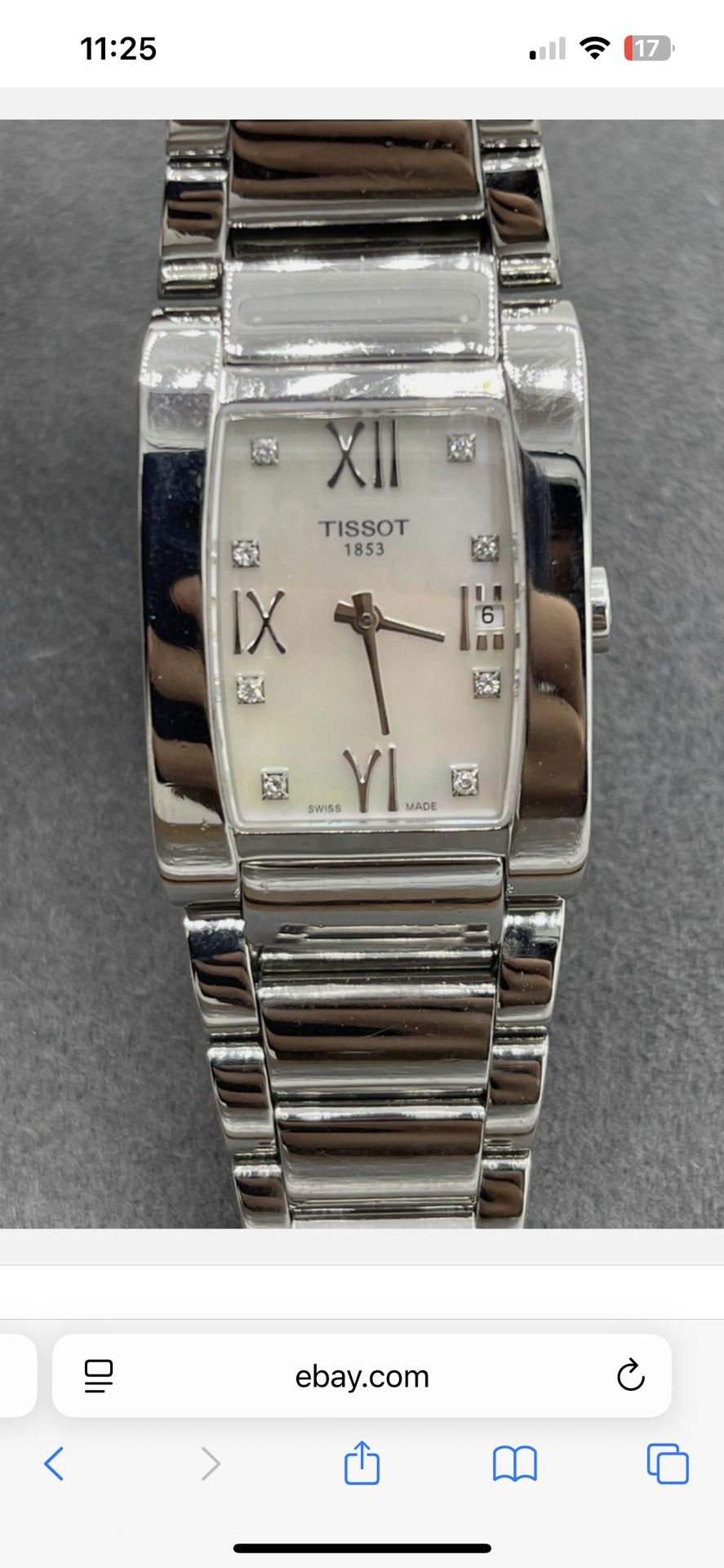 Tissot mother Of All Pearls Watch W Diamonds