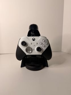 Xbox elite controller with darth Vader holder