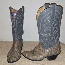 Cowgirl Boots Gray 7.5
