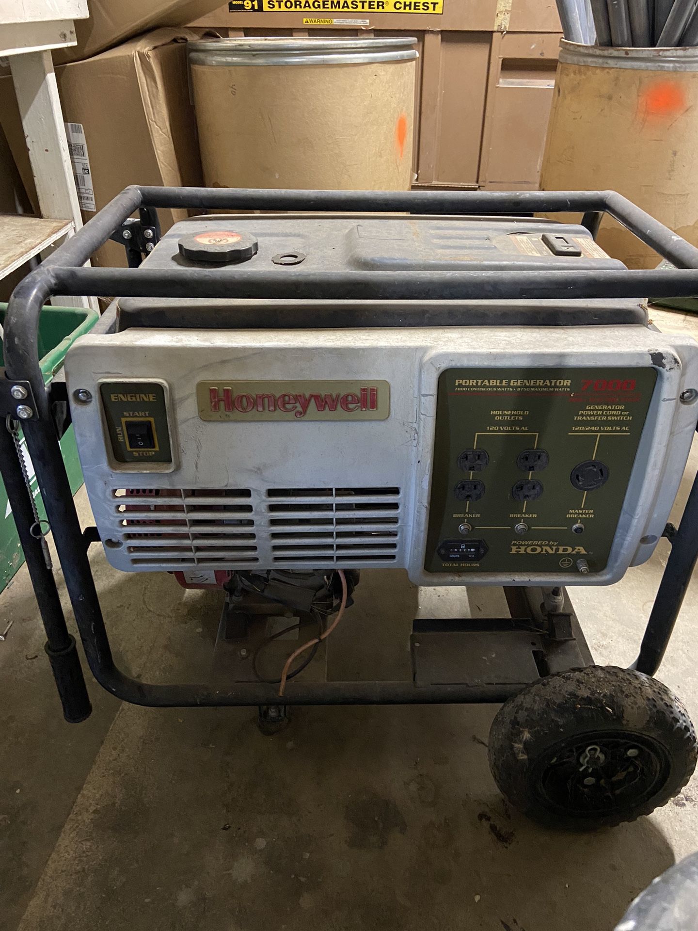 Honeywell HW7000EH -7000 Watt Honda Generator