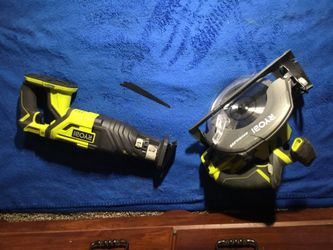 Ryobi ONE+ 18V BRUSHLESS Saws w/Blade! 💥💥☀️☀️☀️. Only 45 Each mañana (Sun) Only ⌛️💸