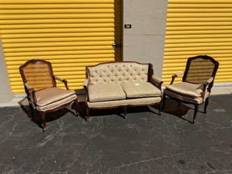 Antique chair and sofa
