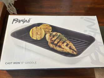 Panini Cast Iron Griddle 13” NEW 