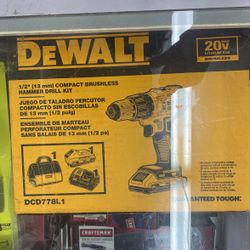 Dewalt Hammer Drill Kit 