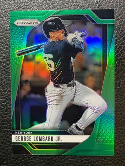 2025 George Lombard Jr. Green Prizm (Refractor). New York Yankees