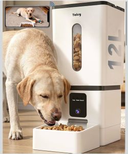 12L Smart Automatic Pet Feeder with Camera