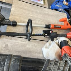 Lawn Edger (Gas Powered And Battery Powered) And Leaf Blower (corded)