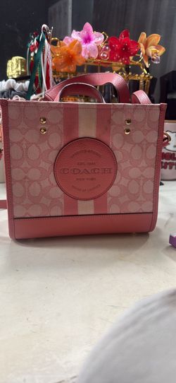 Pink coach bag