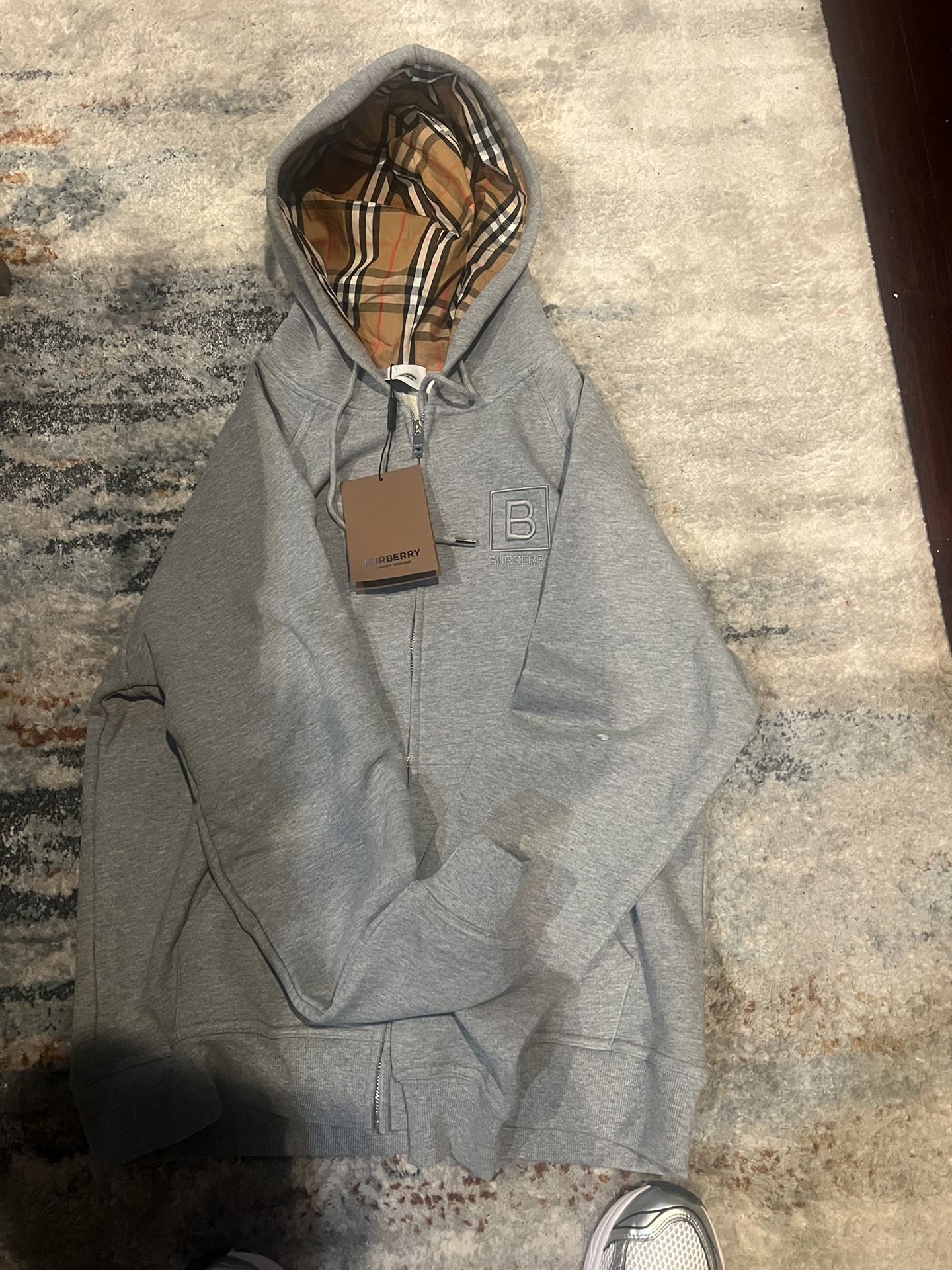 Burberry Hoodie Size Small Fits Like A Medium, $165
