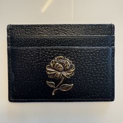 Gucci Garden Black Leather Cardholder