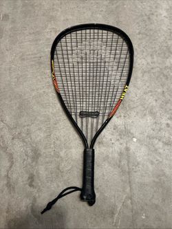 HEAD Ti.140 Squash Racquet Racket Black with Wrist Lanyard MPN Ti.140