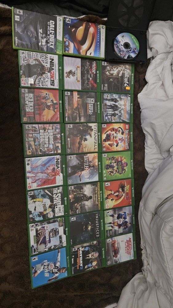 24 Xbox One Game Lot 100 For Whole Lot