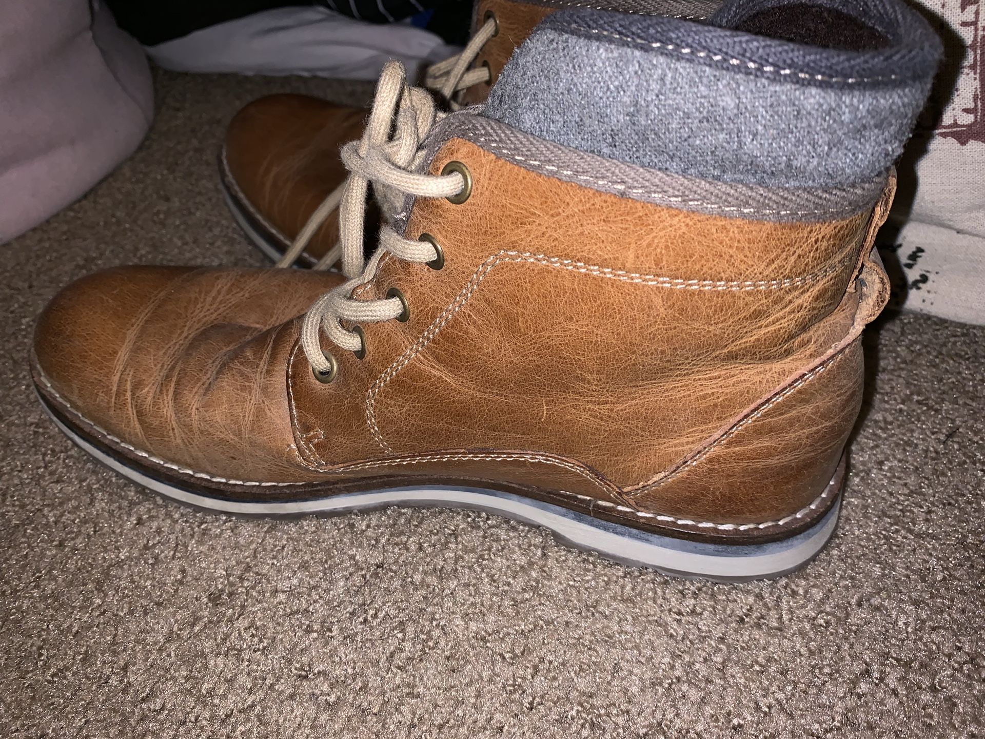 Aldo lather men boots size 11