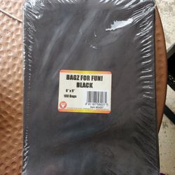 New 100 Count Bags, Black Color