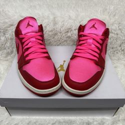 W Air Jordan 1 Low Se Pink Blast 12W Or 10.5M New OG Box