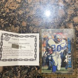 SIGNED WITH AUTHENTICATION CARD IN PERFECT CONDITION 