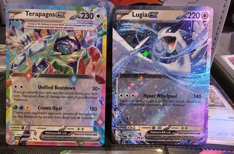 Terapagos EX and Lugia EX bundle