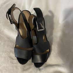 Michael Kors High Heel Black Sandals- Used Once Size 7