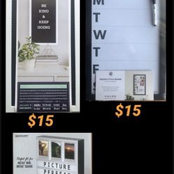 Home Decor Organization Schedule Weekly Dry Erase Boards And LED Letter Box And Letter Boards - Bundle Of 3 $30