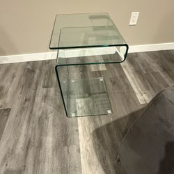 Glass Coffee Table Or Side Table 