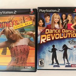 DDR Games + 2 Mats for PS2 (like New)